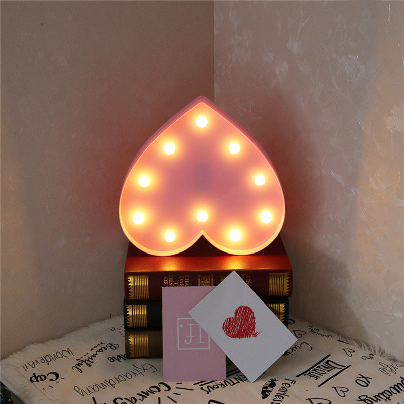 Heart-Shaped Night Light