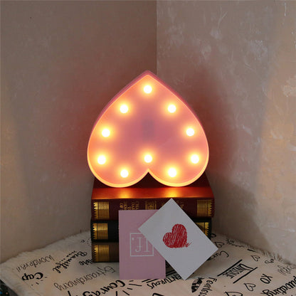 Heart-Shaped Night Light
