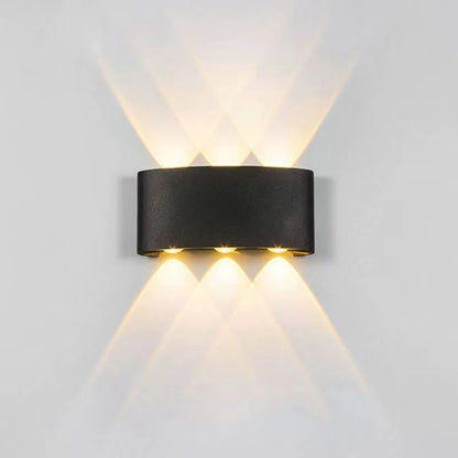 Outdoor Waterproof Double-Head Wall Light for Pathways