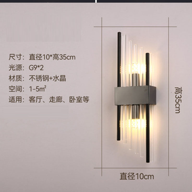 2024 New Designer Crystal Wall Light for Home & Hotel