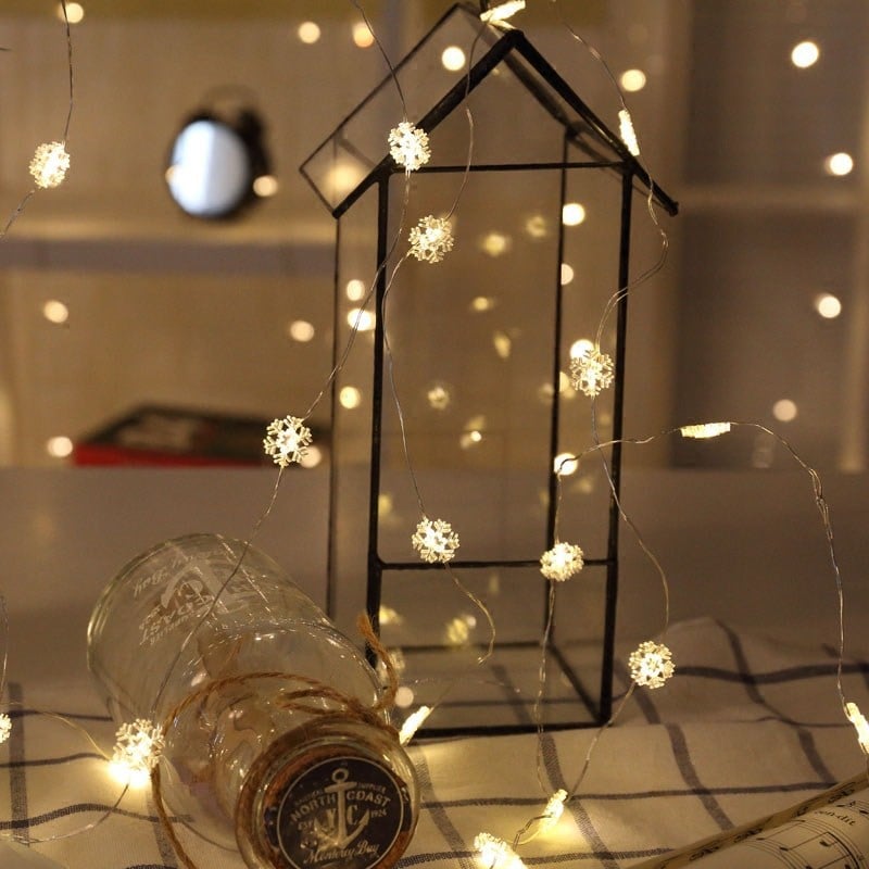 Newsoo Copper Star LED String Lights for Room Decor