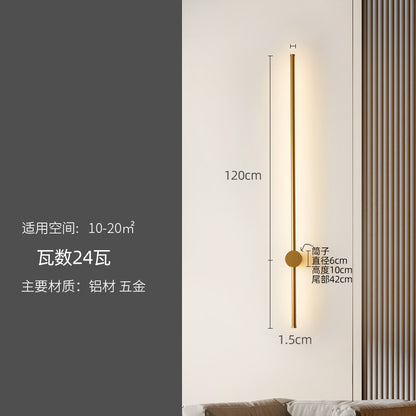 Minimalist Linear Wall Light for Bedroom and Living Room