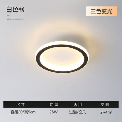 Modern Minimalist Ceiling Light for Hallway and Balcony