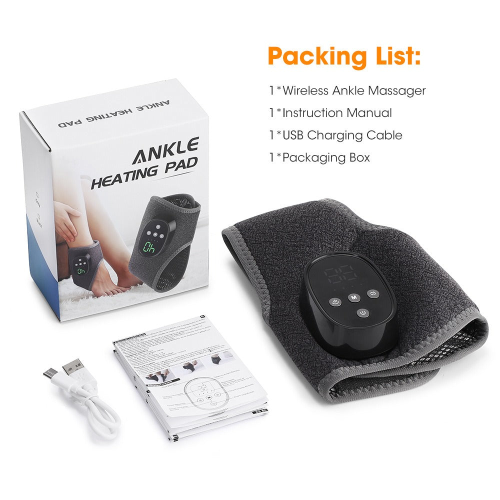 Electric Heated Foot Massager, Gray
