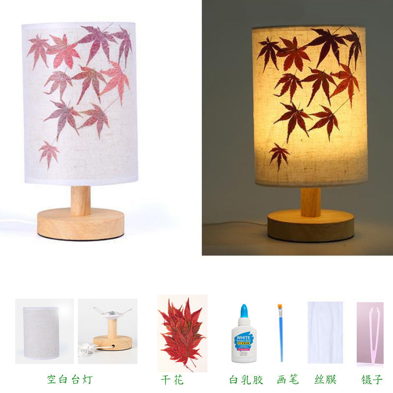Dried Flower Table Lamp - DIY Night Light for Kids