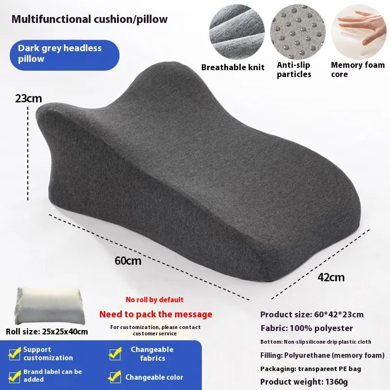 Prone Sleeping Memory Foam Pillow for Easy Bed Support