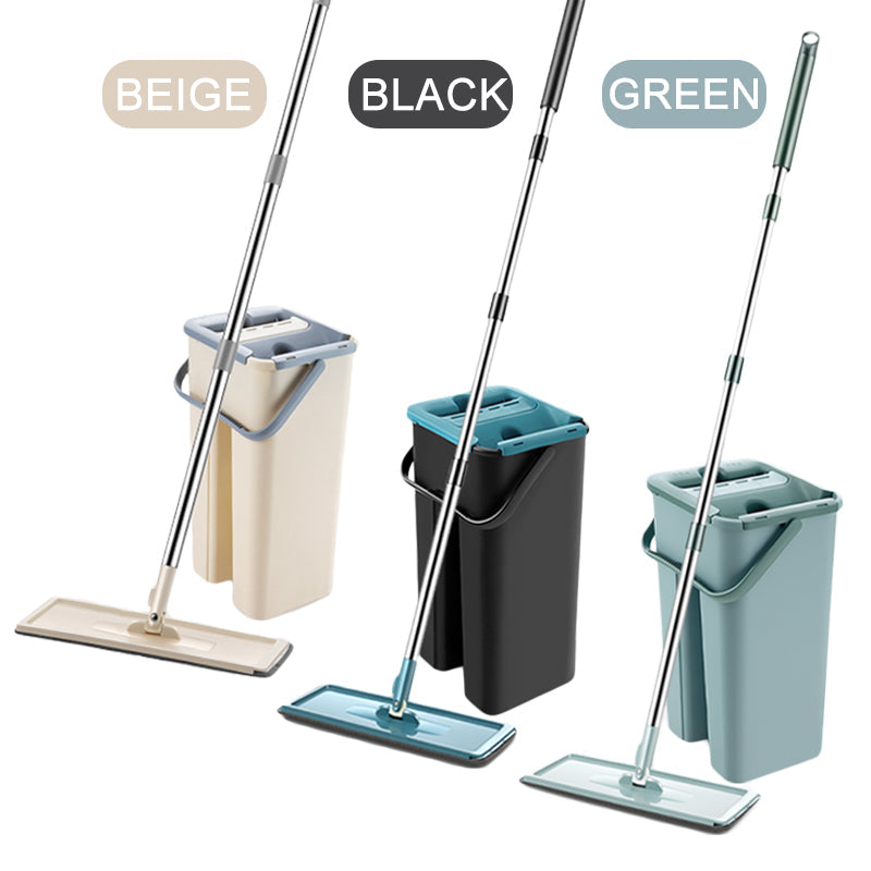 Flat Mop & Bucket Set