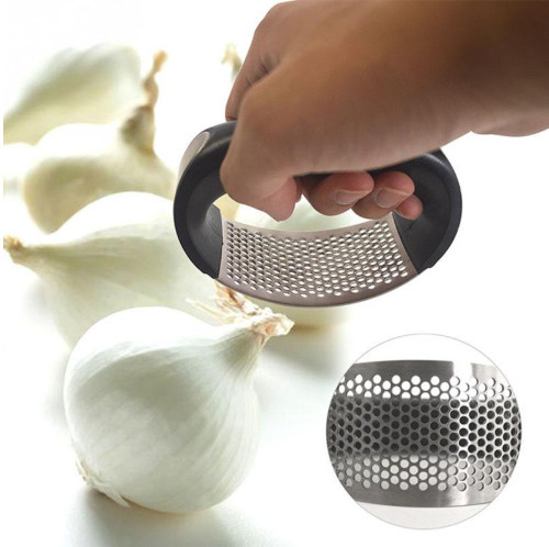 Stainless Steel Garlic Press | Easy Garlic Mincer
