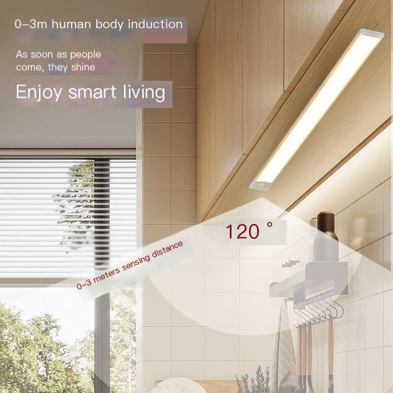 Slim Rechargeable LED Motion Sensor Light for Home
