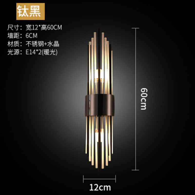 2024 New Designer Crystal Wall Light for Home & Hotel