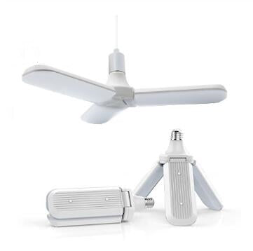 LED Folding Garage Light with Sensor and Bulb Design