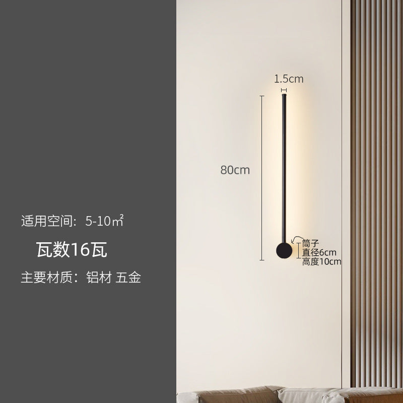 Minimalist Linear Wall Light for Bedroom and Living Room
