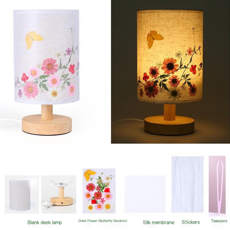 Dried Flower Table Lamp - DIY Night Light for Kids