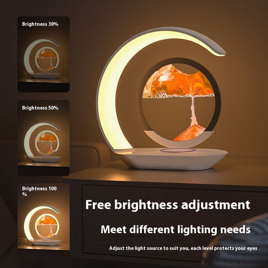 Wireless Charger Sand Art LED Night Light