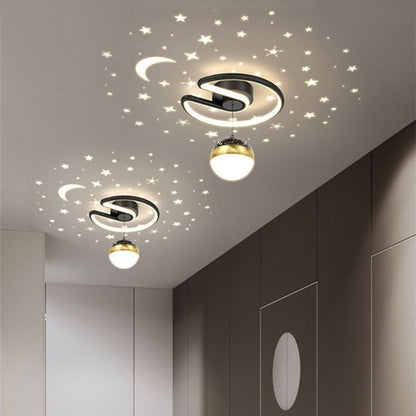 Modern Nordic Starry Sky Ceiling Light for Hallway